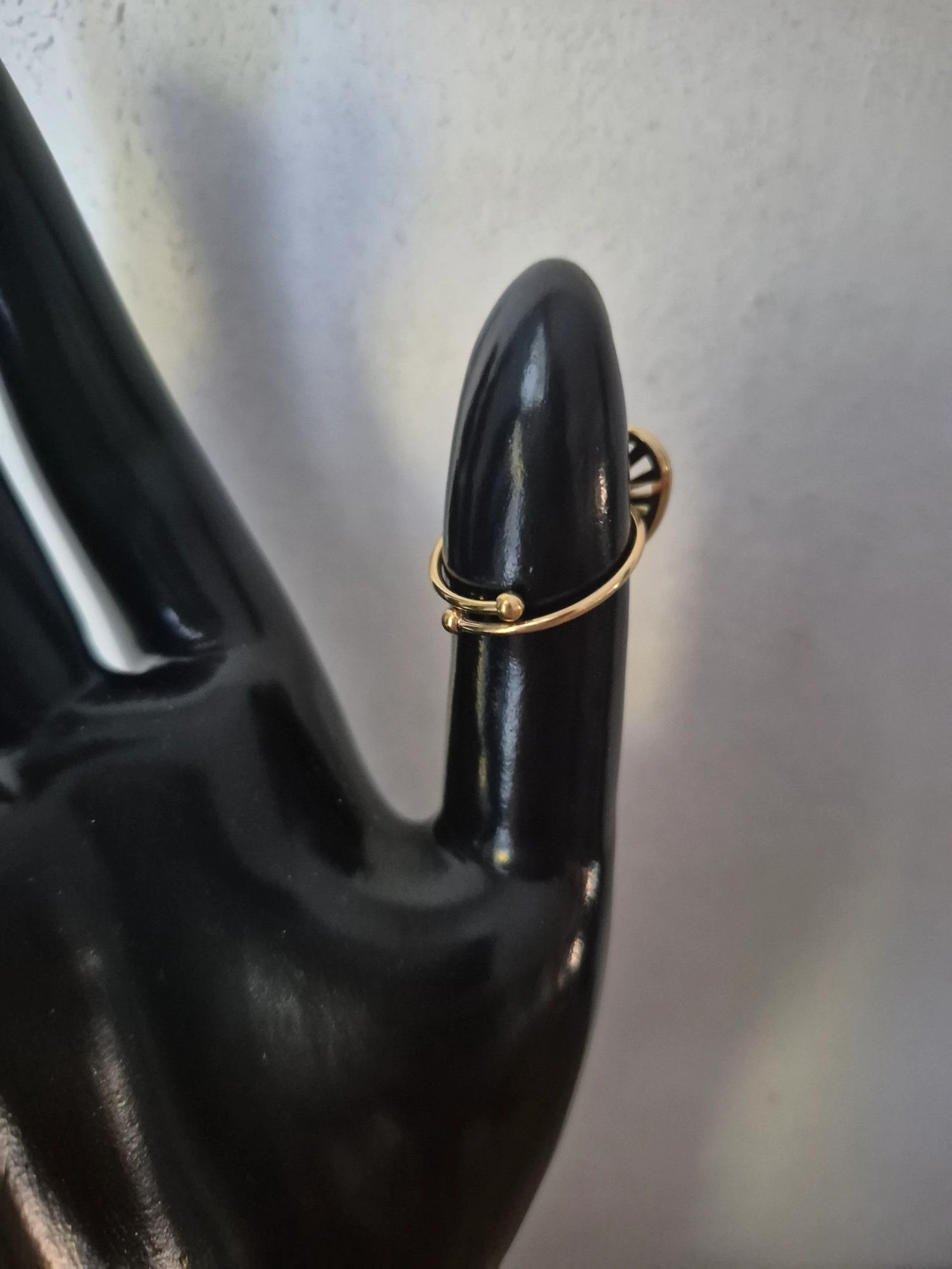 Anillo Bohm corazón – Acero inoxidable – Nuevo – Ajustable – photo 4